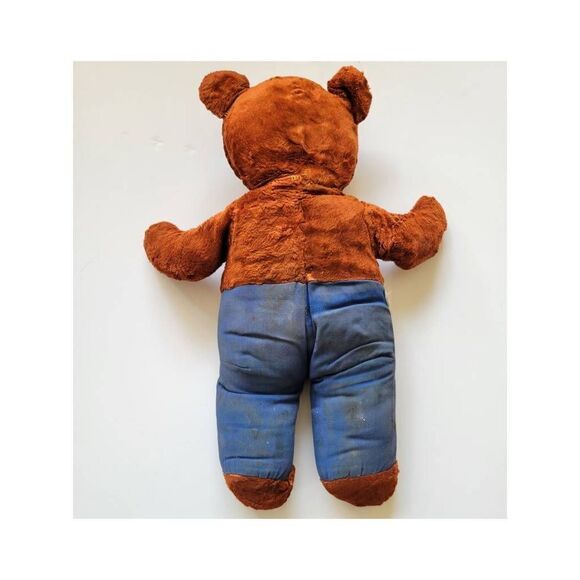 Rare Vintage 1950's Extra Large Original Smokey The Bear Rubberface Stuffed Toy - Picture 4 of 4